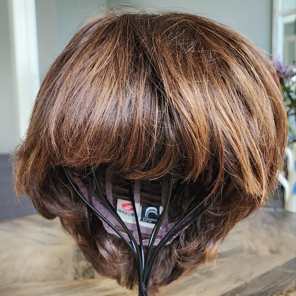 Eva Gabor Brown Short Straight Tapered Wig